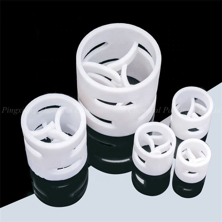 competitive price 16mm 25mm 38mm 50mm 76mm Plastic Pall Ring Packing For Tower Packing