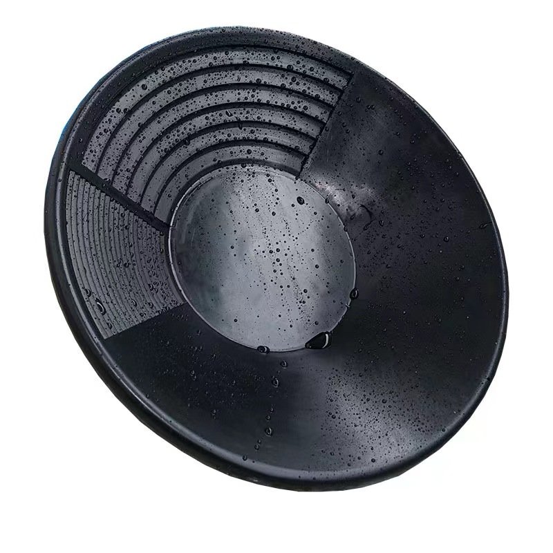 Good reliable river sand gold panning dish PP plastic gold pan for separation