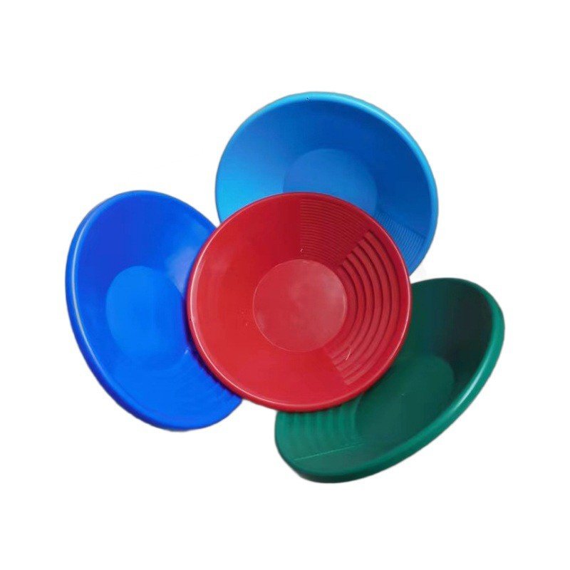 Good reliable river sand gold panning dish PP plastic gold pan for separation