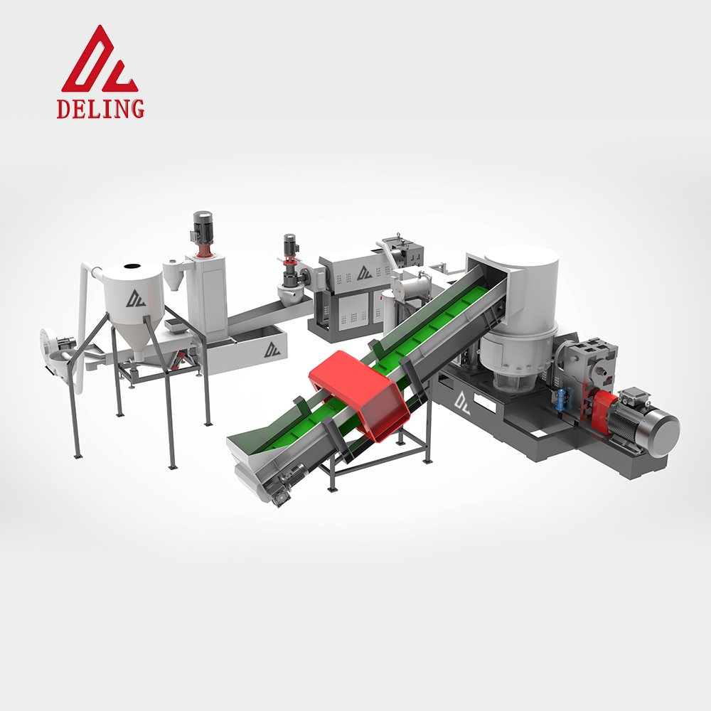 Recycling PE PP HDPE LDPE Plastic Film Soft PVC Stretch Fim Granulating Machine PE PP BOPP Pelletizing Line Extrusion