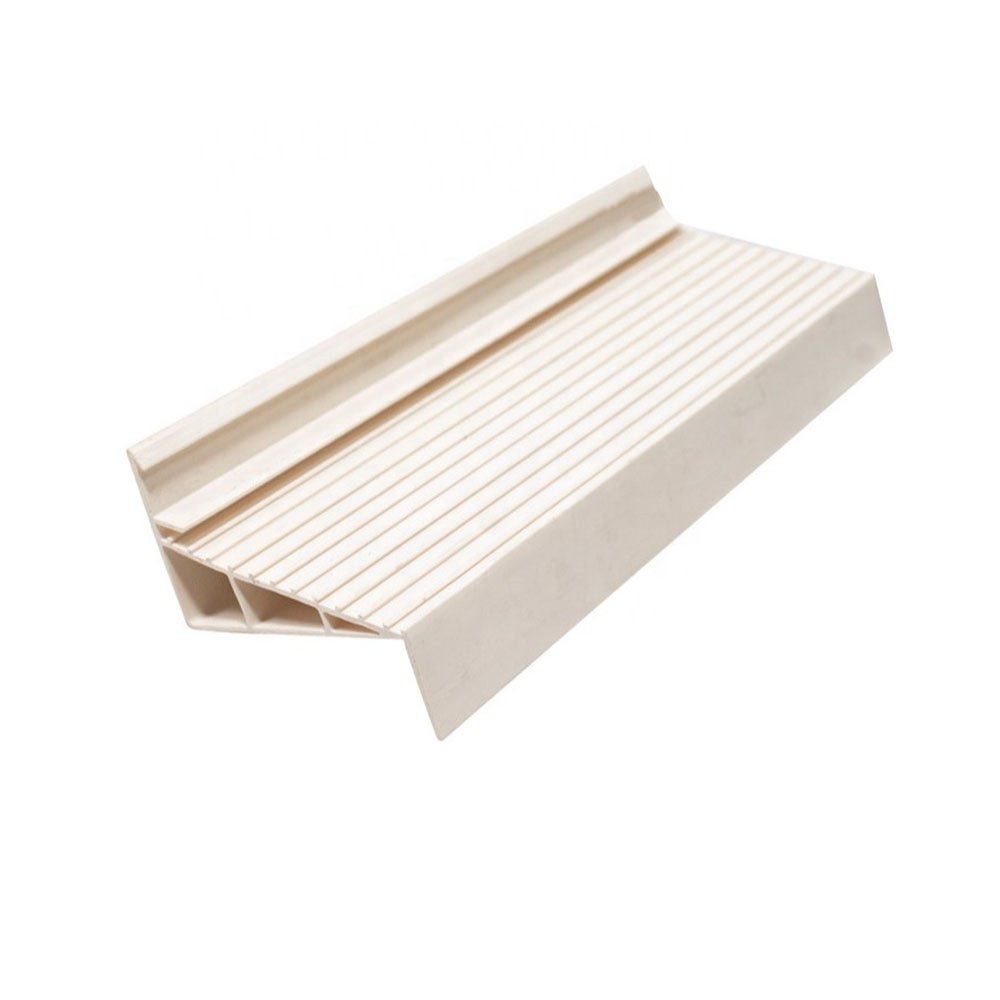 Polypropylene / PP extrusion strip Plastic profile customization Extruded plastic parts