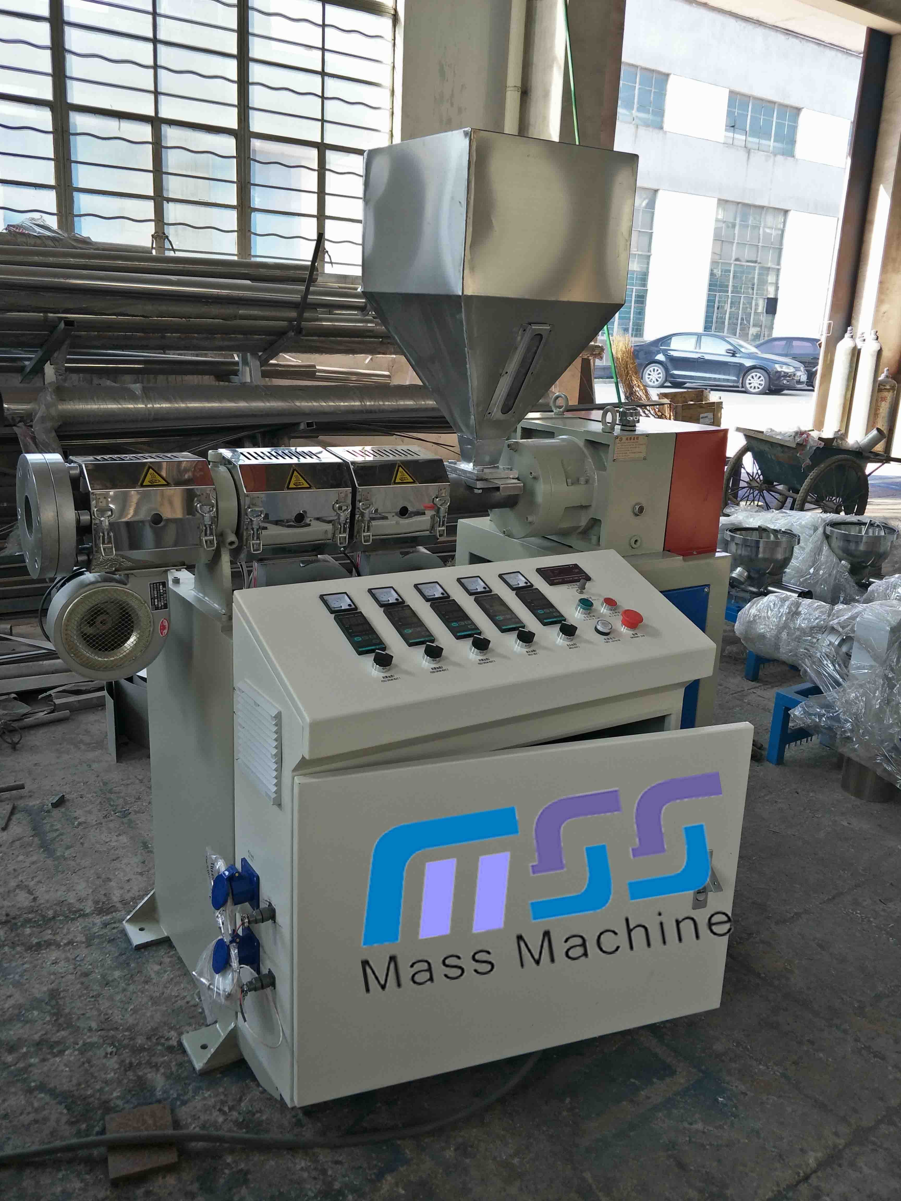 SJ 25/SJ30 Single screw extruder for Lab test HDPE,PP,PS,PVC,TUP ,TUR etc
