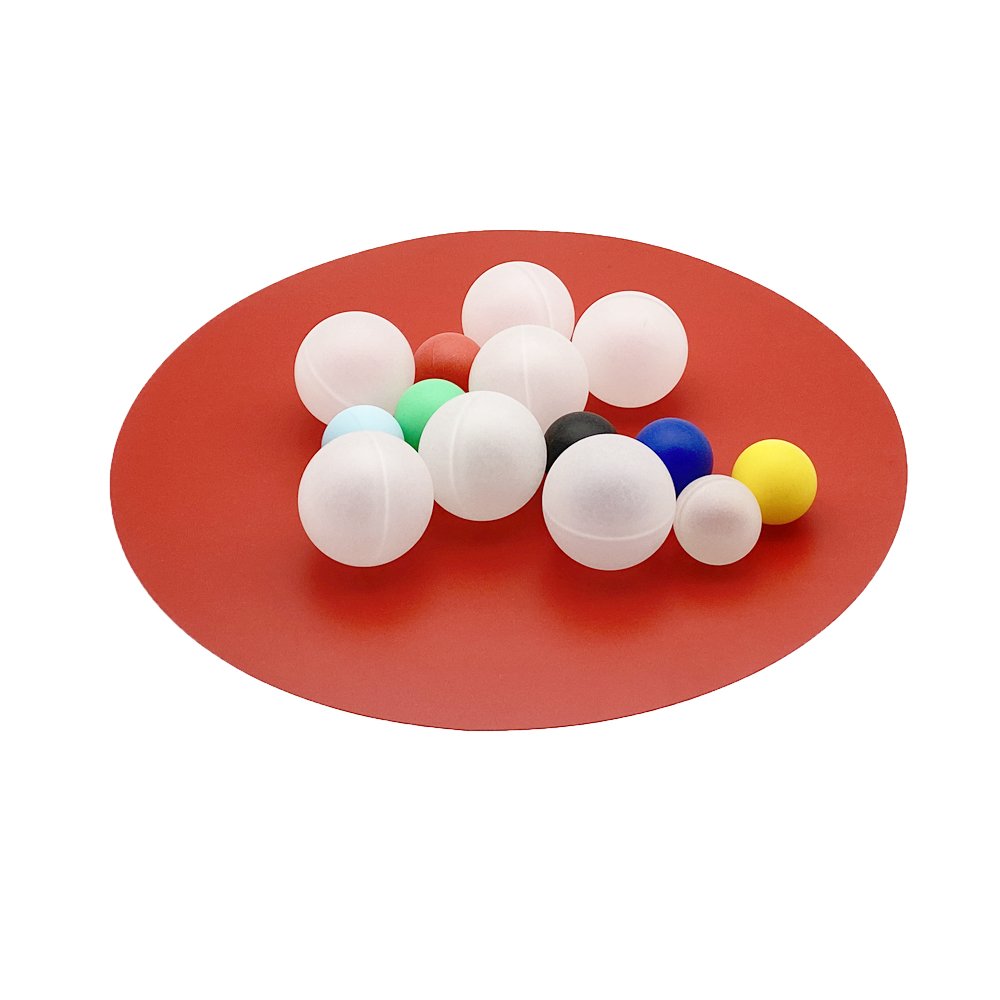 8mm 10mm clear colorful PP Plastic Polyhedral Hollow Floating Ball