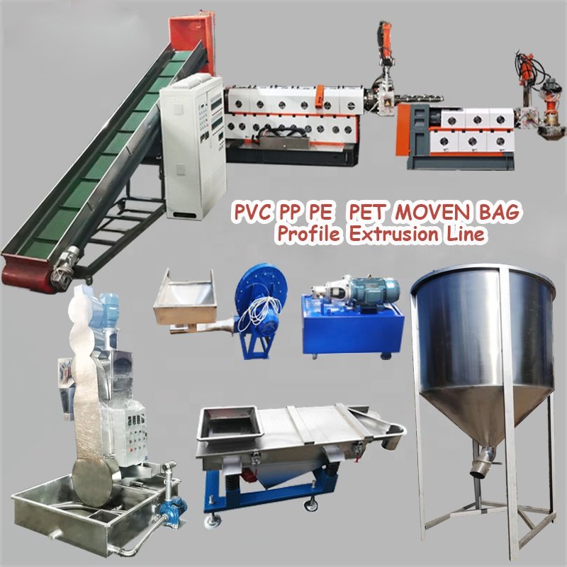 100-150KG Low price granulator Machine Granulating Production Line pelletizer