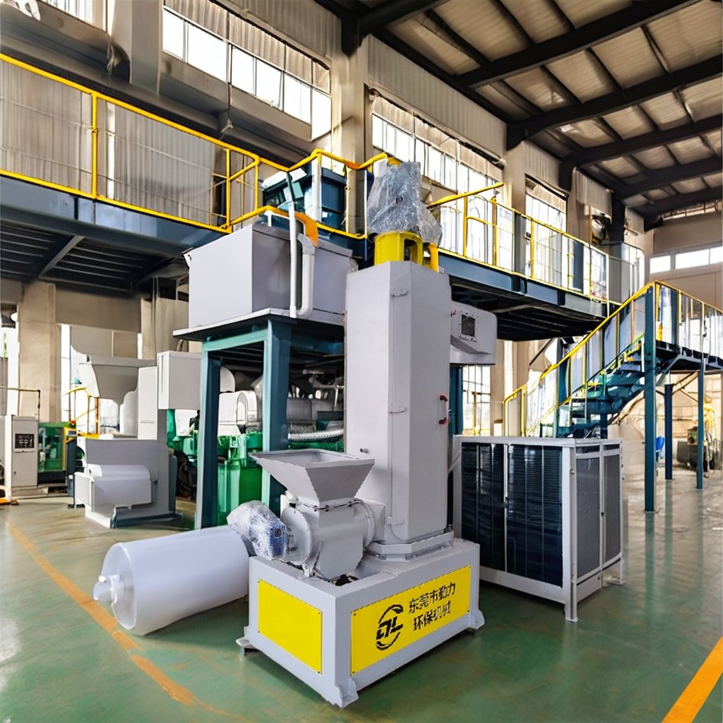Vertical Type PET HDPE LDPE PP PVC Hard Plastic Washer and Dehydrator