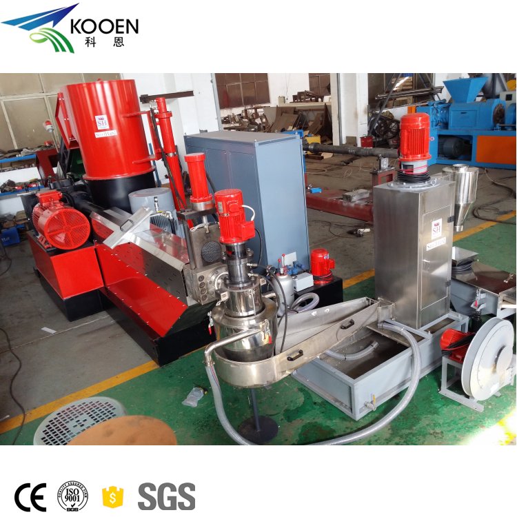 Simple Maintenance Pp Pe Film Granulating Machine Hdpe Ldpe Recycling Pelletizing Line