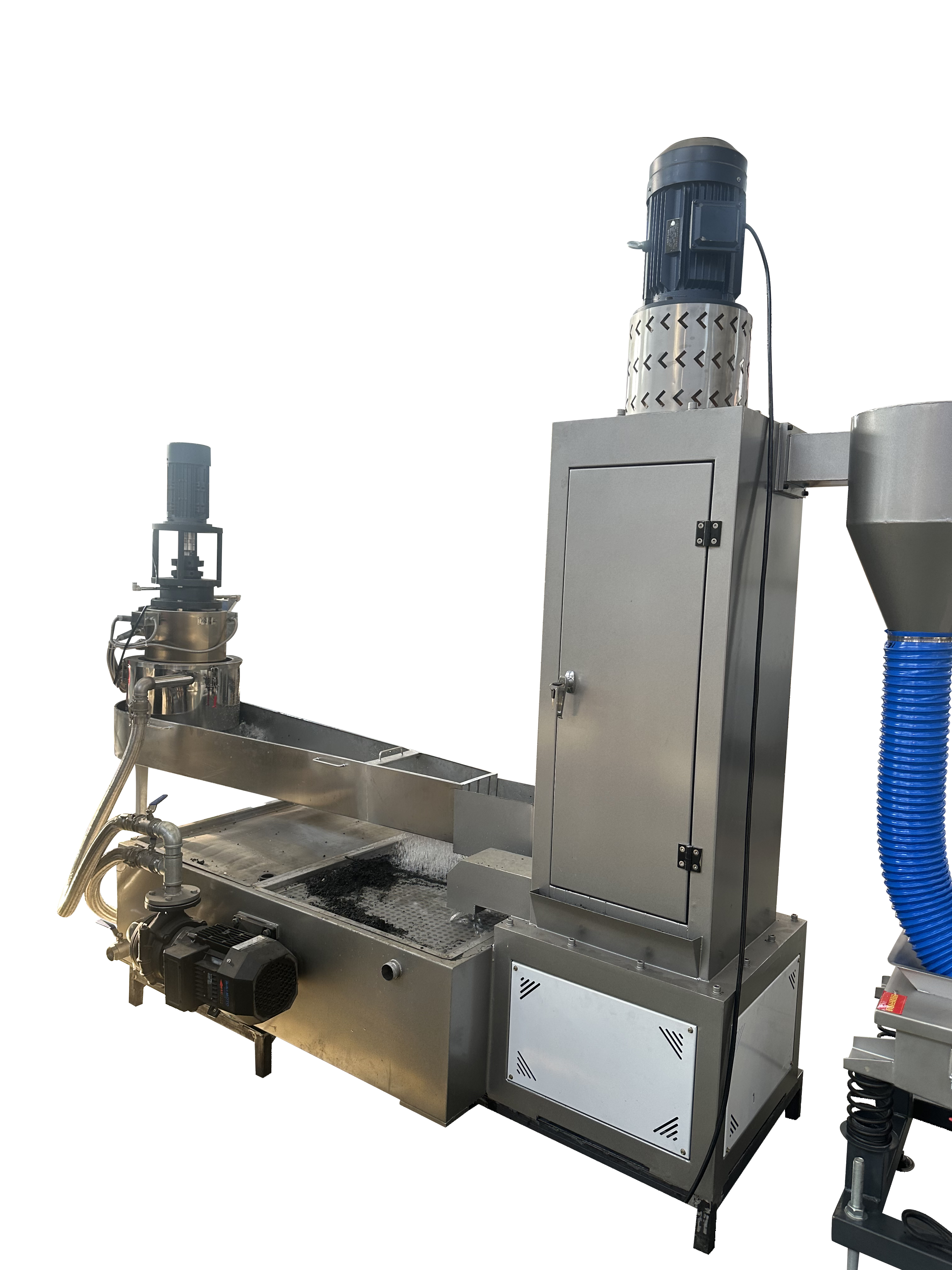 Single Double Screw Design New Condition PET PVC PP HDPE Recycling Granulation Line Manufacturing Plants Pellet Materials