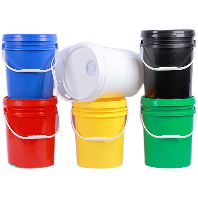 Customized iml PP 500ml 750ml 1 liter 1.5 liter 2liter white clear plastic ice cream Container bucket with lid with handle