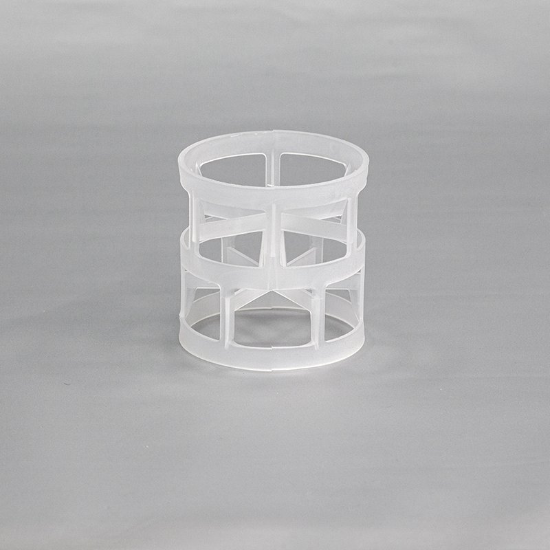 25mm 50mm PP PE PTFE PVDF RPP PVC CPVC Pall Ring Plastic Pall Ring For Tower Packing