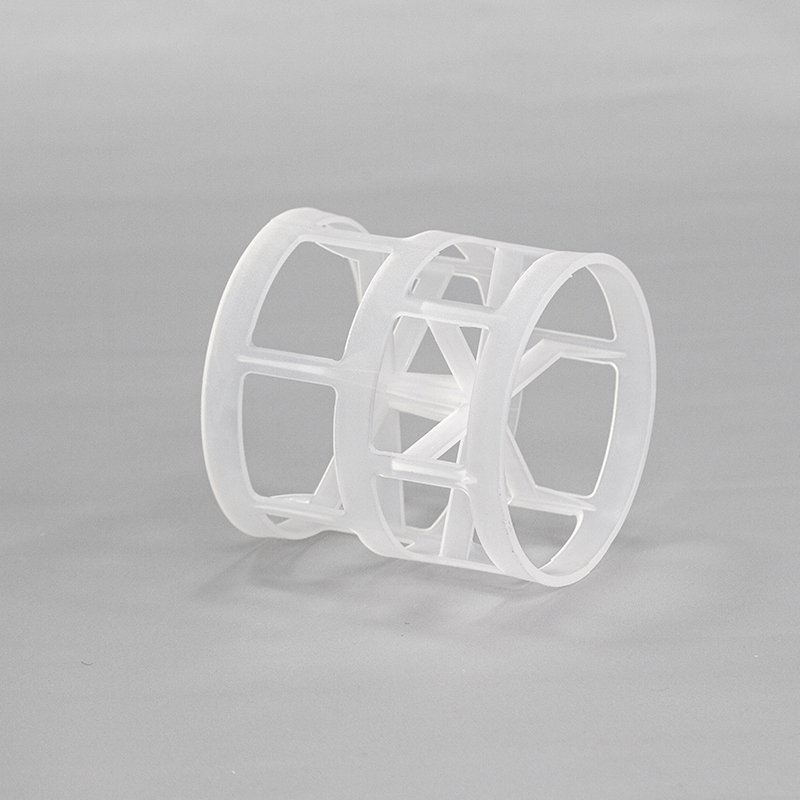 25mm 50mm PP PE PTFE PVDF RPP PVC CPVC Pall Ring Plastic Pall Ring For Tower Packing