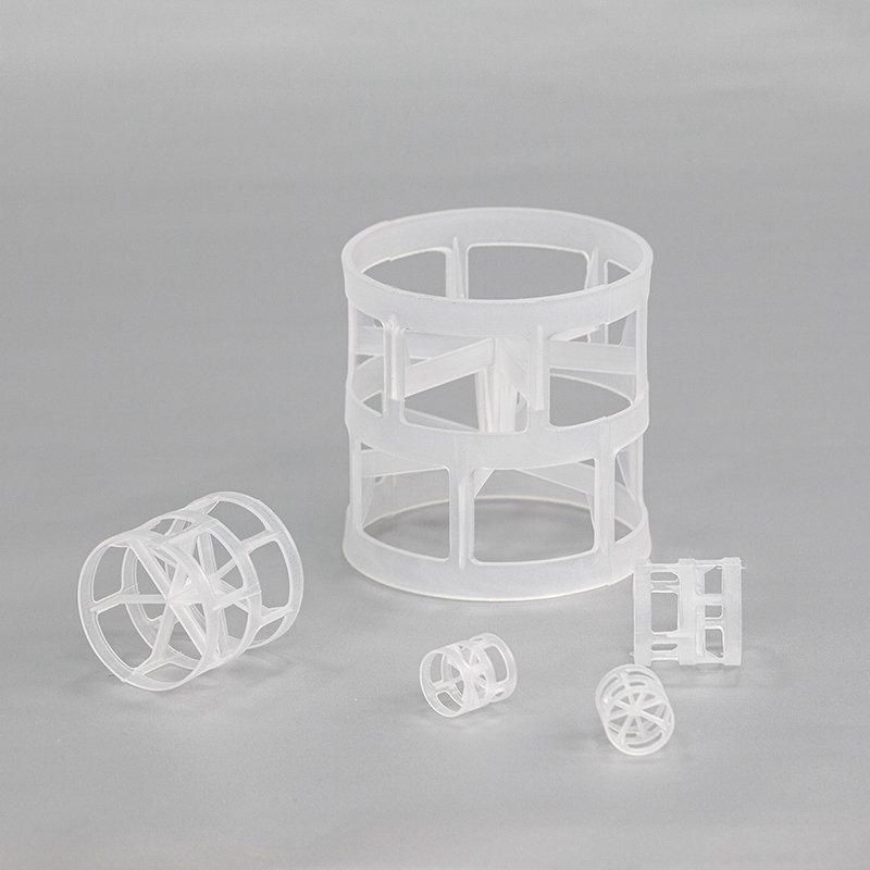 25mm 50mm PP PE PTFE PVDF RPP PVC CPVC Pall Ring Plastic Pall Ring For Tower Packing