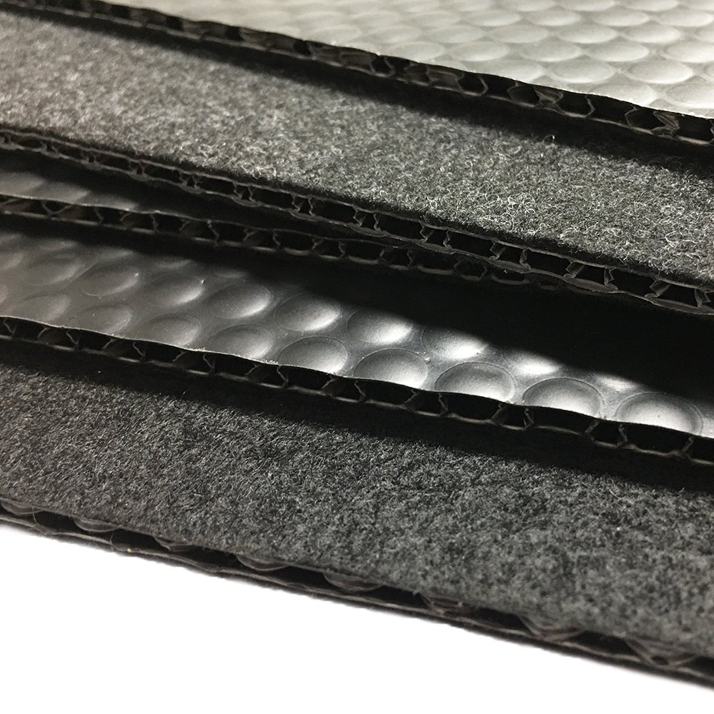 Hot automotive interior parts PP honeycomb board, plywood biz standard car pp plastic plywood e1.8
