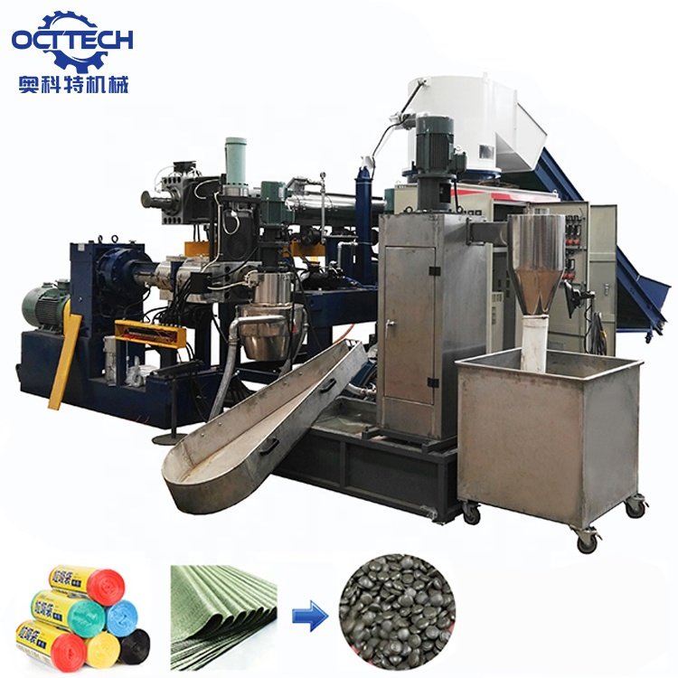 Recycle plastic extruder machine for recycling pe pp ldpe film bags non woven