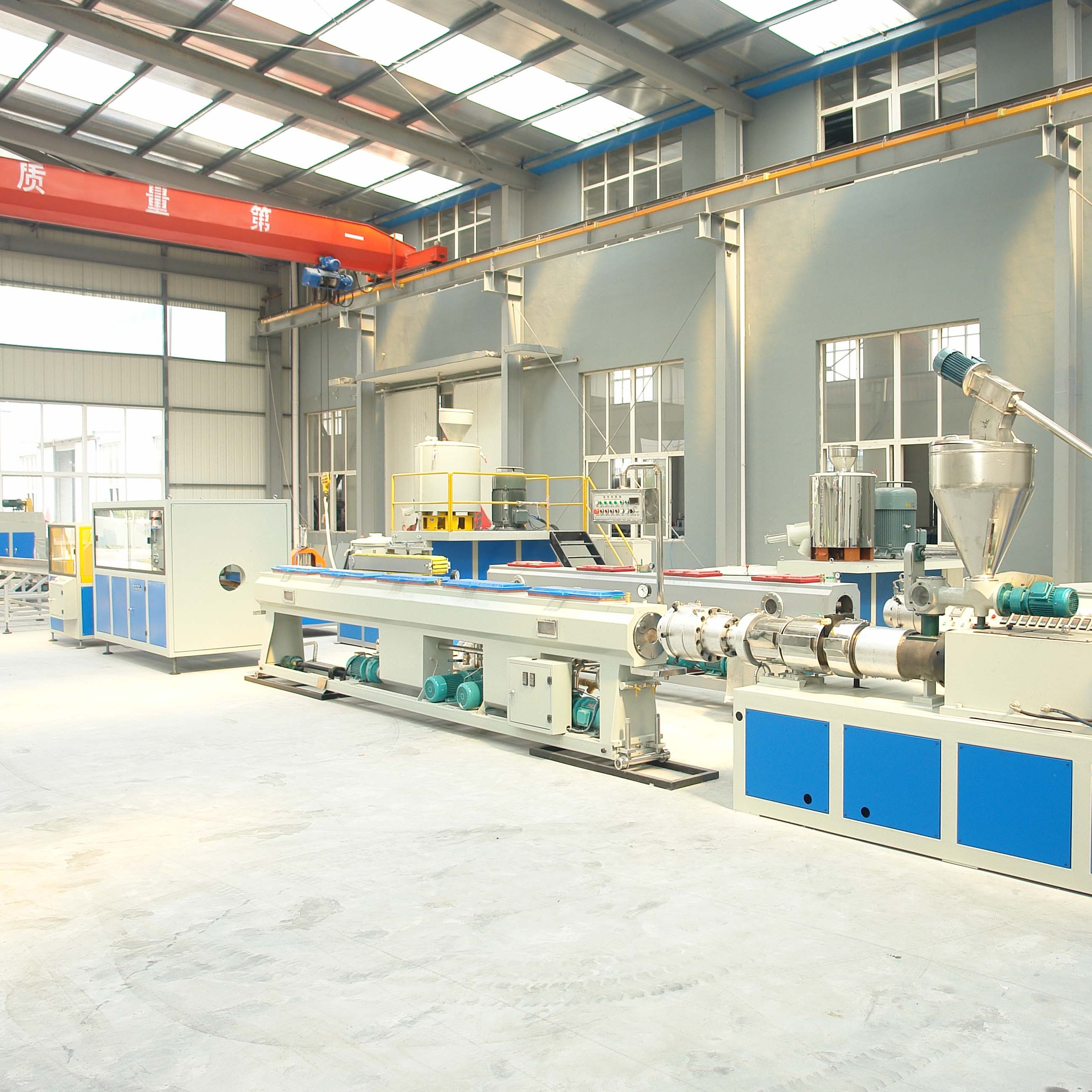 PP-R/PP/PE-RT Plastic Pipe Production Line and pvc pipe making machine