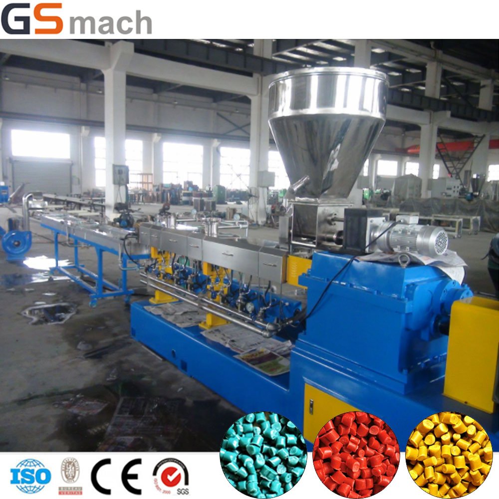 PP/PE/ABS/PET/PC Plastic Pelletizing Machine Twin Screw Extruder