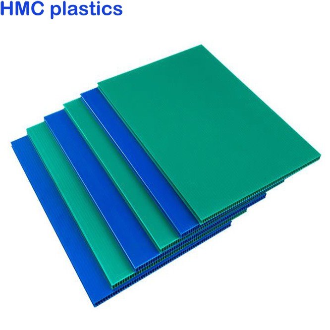 Customized size hollow PP board plastic PP corrugated panel sheet