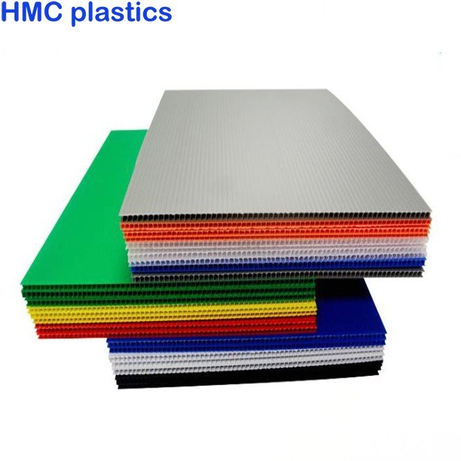 Customized size hollow PP board plastic PP corrugated panel sheet