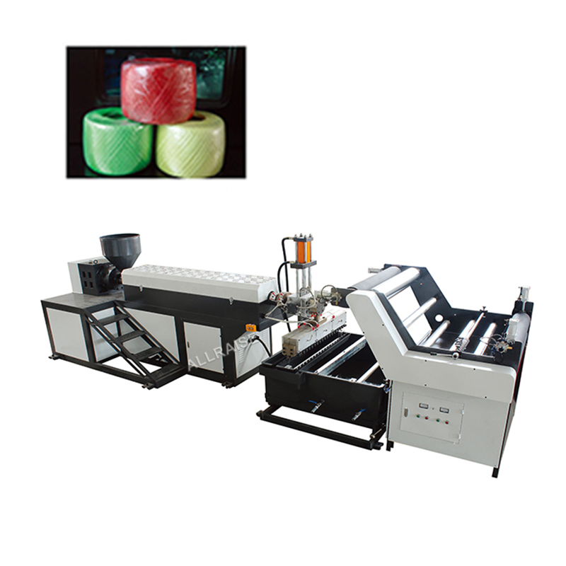 Automatic film tearing machine plastic rope making machine pp flat yarn rope making machine