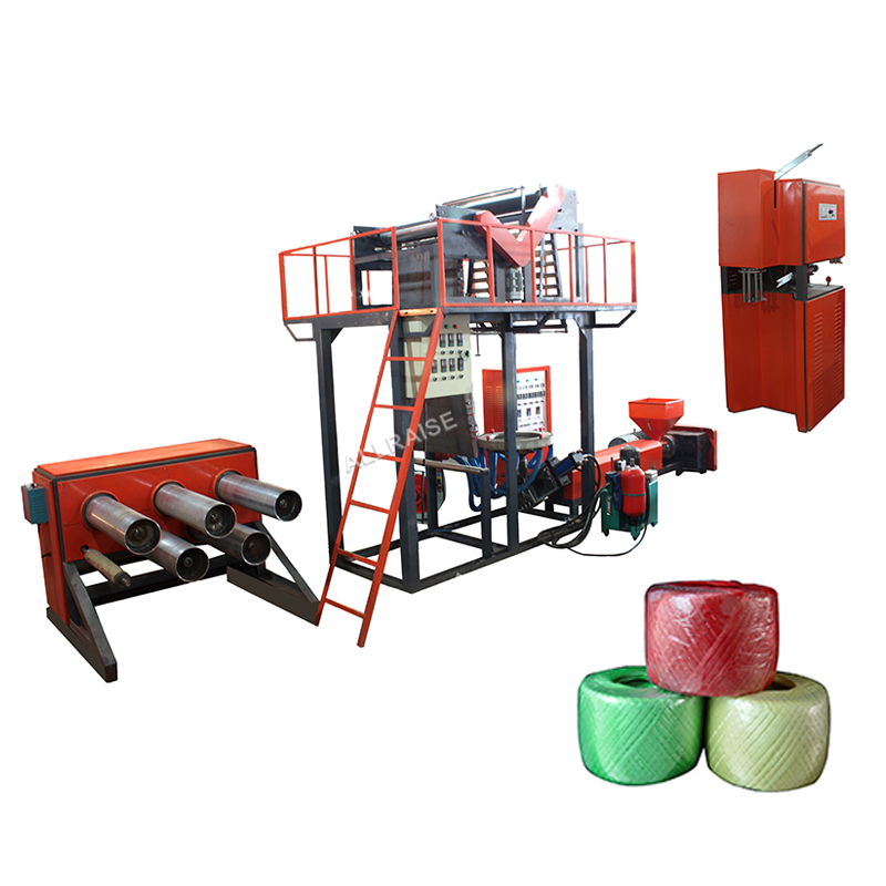 Automatic film tearing machine plastic rope making machine pp flat yarn rope making machine