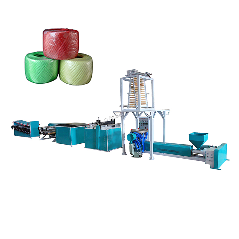 Automatic film tearing machine plastic rope making machine pp flat yarn rope making machine