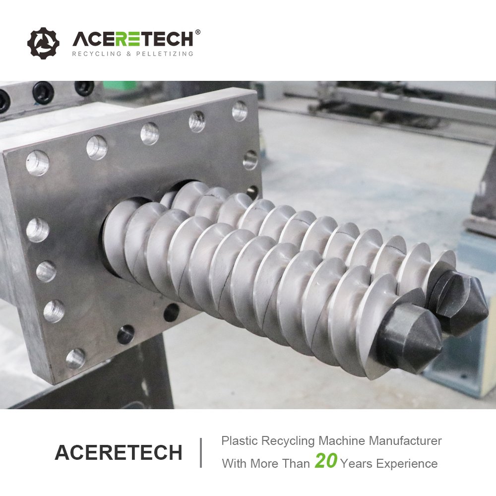 Cost Effective ATE75 Plastic Double Screw Extruder Pelletizing Machine For PP/PE Color Masterbatch