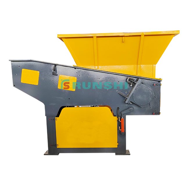 single shaft shredder machine for shred PP/ PE film bale PP woven or non-Woven bags bale