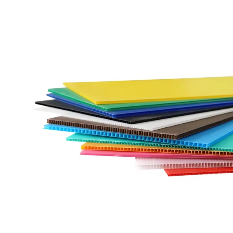 10mm 12mm Hard Corrugated Plastic Sheet Recycled 4 x 8 Polypropylene Sheet PP Hollow Sheet Fire Retardant Danpla Board