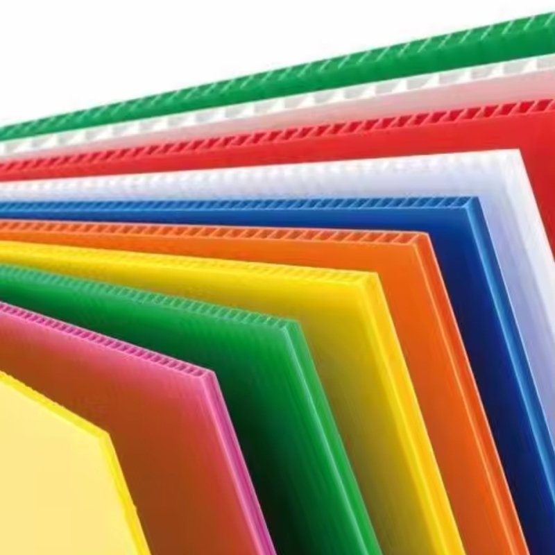10mm 12mm Hard Corrugated Plastic Sheet Recycled 4 x 8 Polypropylene Sheet PP Hollow Sheet Fire Retardant Danpla Board