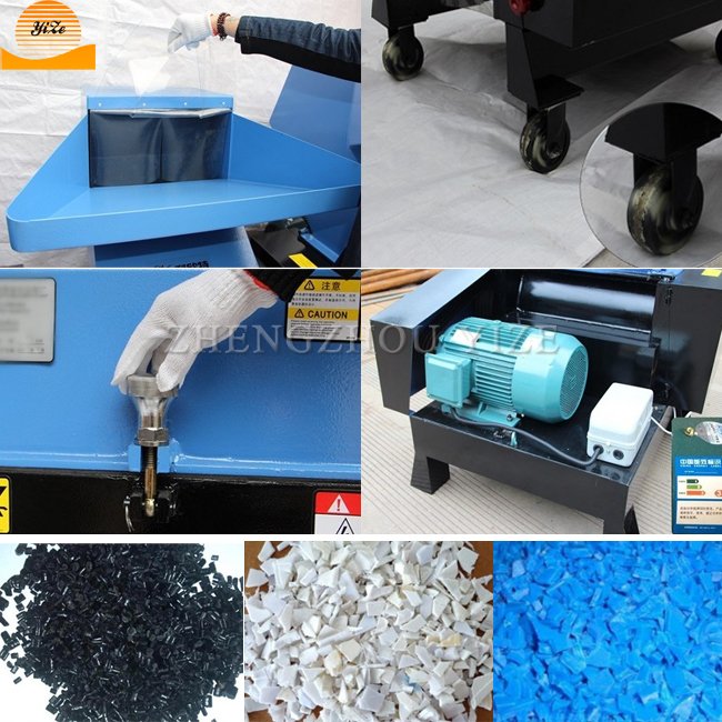 Industrial Used Plastic Crusher Machine Waste Plastic Recycling Crushing PET PE PP PVC Bottles Grinder Cracking Machine