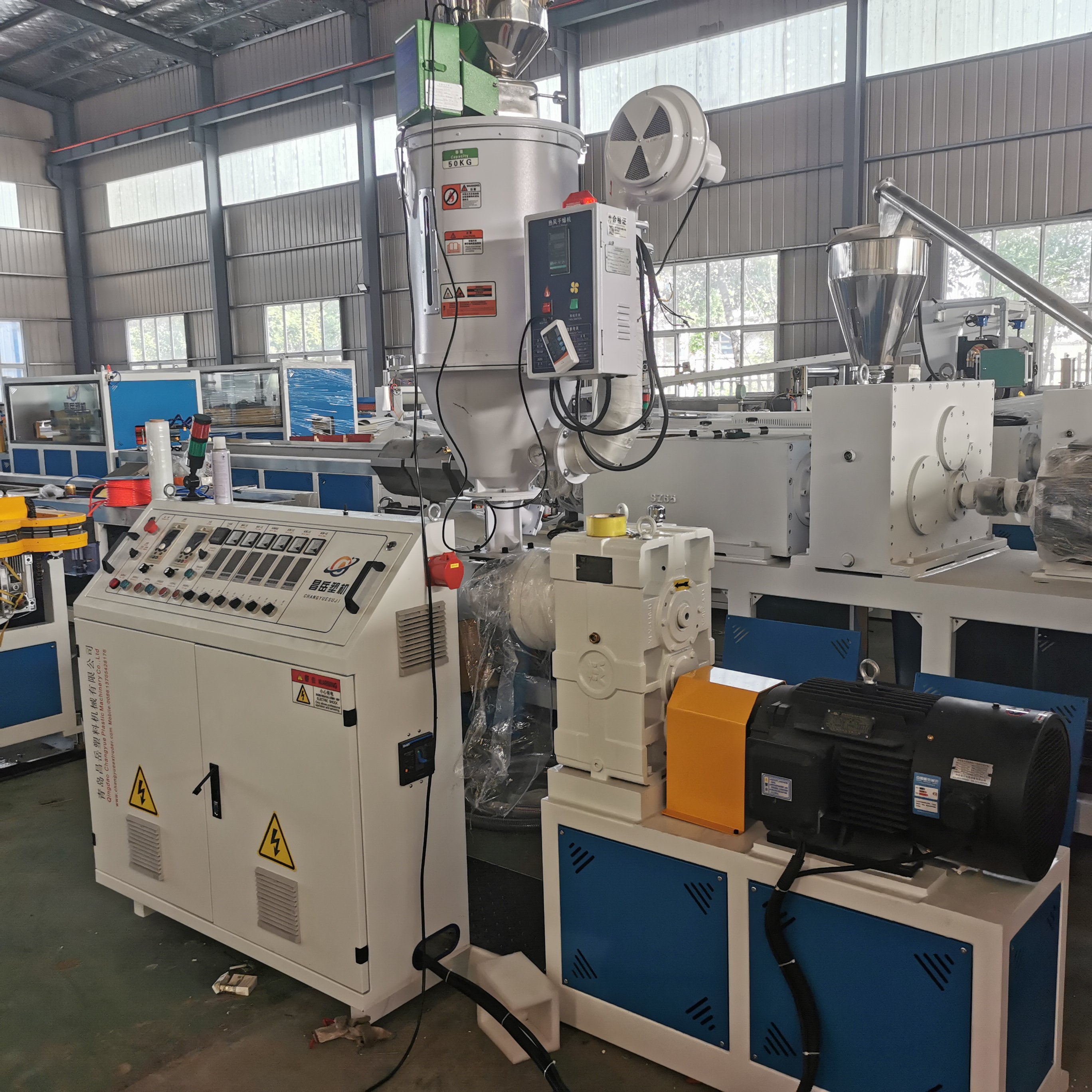 PP PE PVC Single Wall Corrugated Pipe/ Tube Extrusion Machine Wire Plastic Single Wall Corrugated Pipe Making Machine