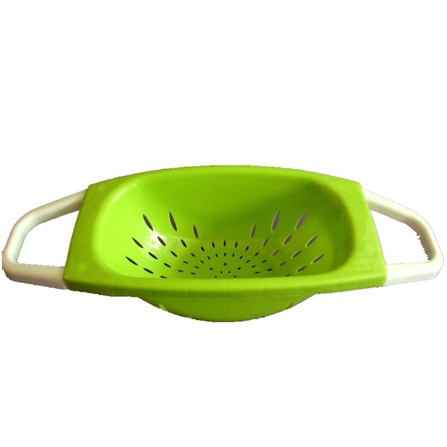 JIEWEI Injection mold Foldable plastic strainer basket kitchenware