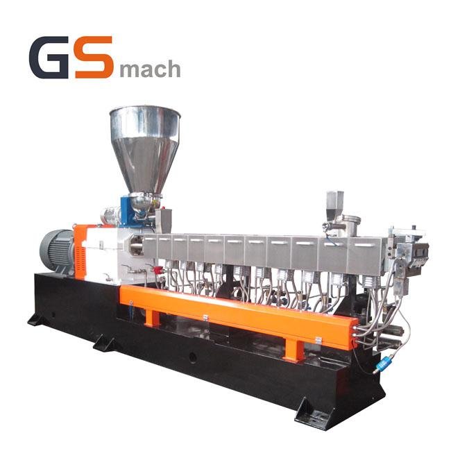 PE PP filler masterbatch machine plastic twin screw extruder granulator machine