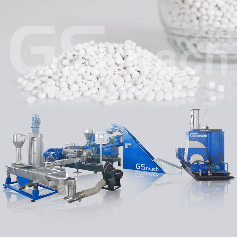 PE PP filler masterbatch machine plastic twin screw extruder granulator machine