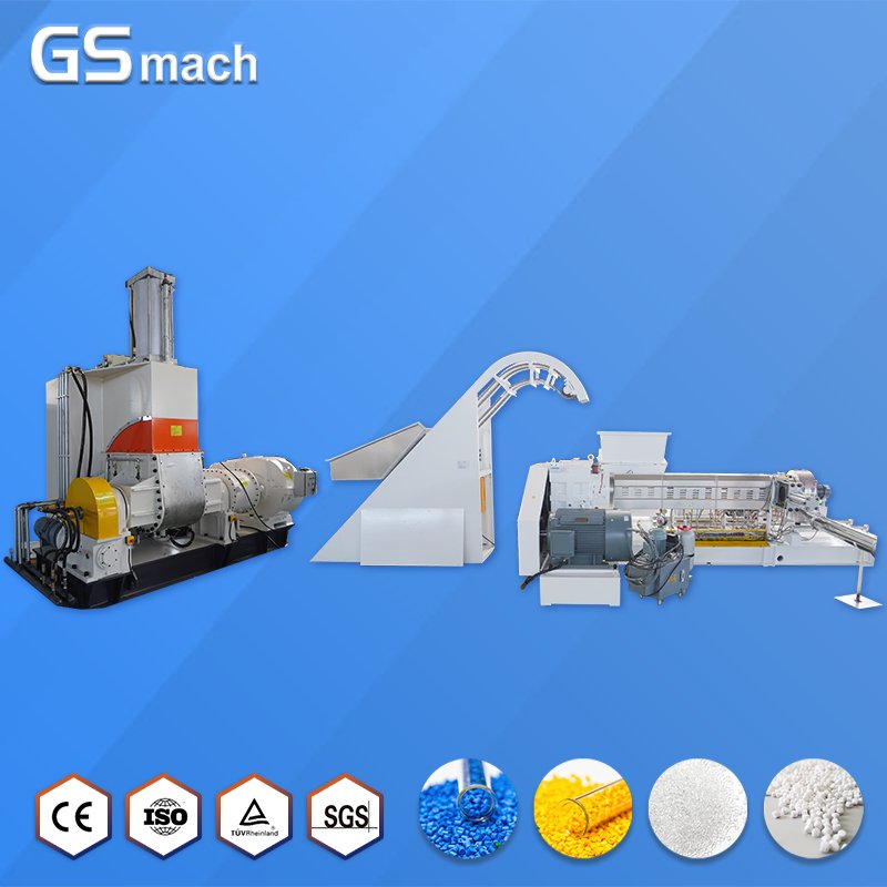 PE PP filler masterbatch machine plastic twin screw extruder granulator machine