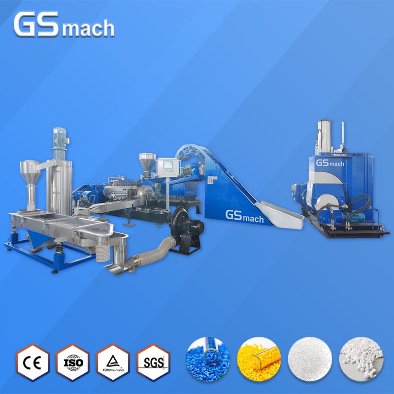 PE PP filler masterbatch machine plastic twin screw extruder granulator machine