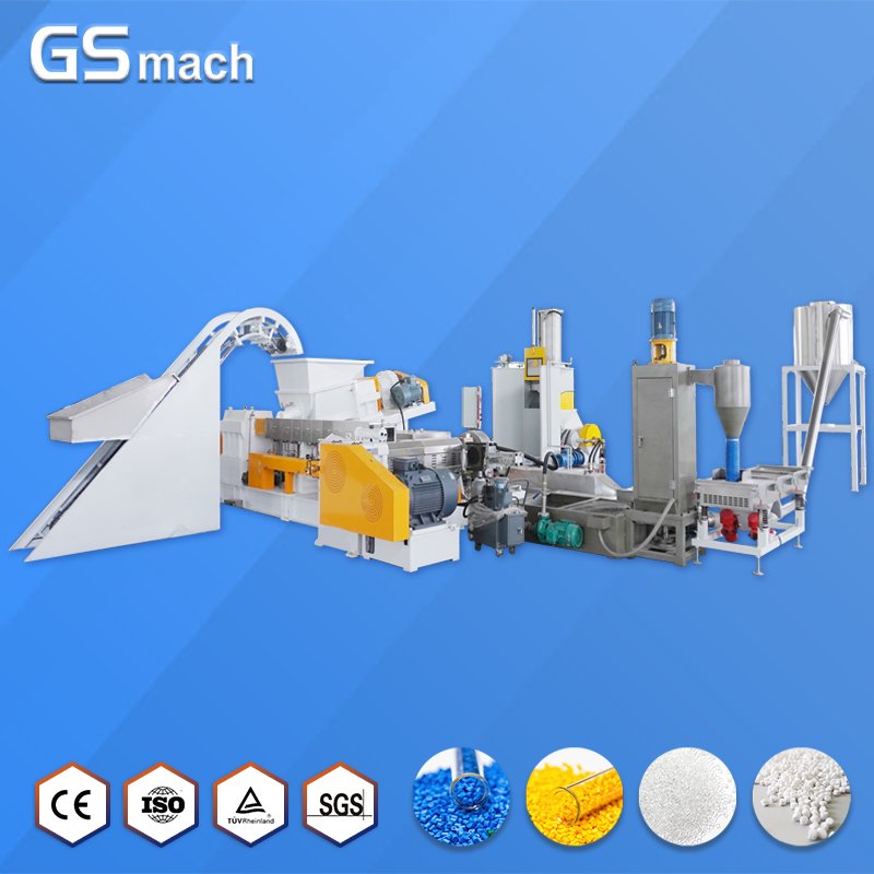 PE PP filler masterbatch machine plastic twin screw extruder granulator machine