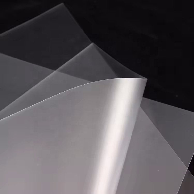 Factory Direct Matte Polypropylene Thin Film Waterproof Frosted PP White Black Translucent Sheet for Gasket Spacer Decoration