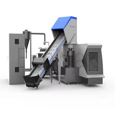 New Double Screw PP PE ABS LDPE EVA Recycled Granules Making Machine PLC Engine Controlled Granulator Manufacturing Plant