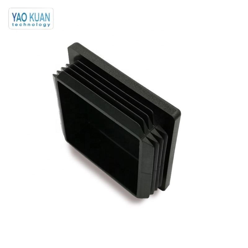 PP / PE anti-skid and wear-resistant plug ,table and chair leg protection pipe plug Black plastic plug