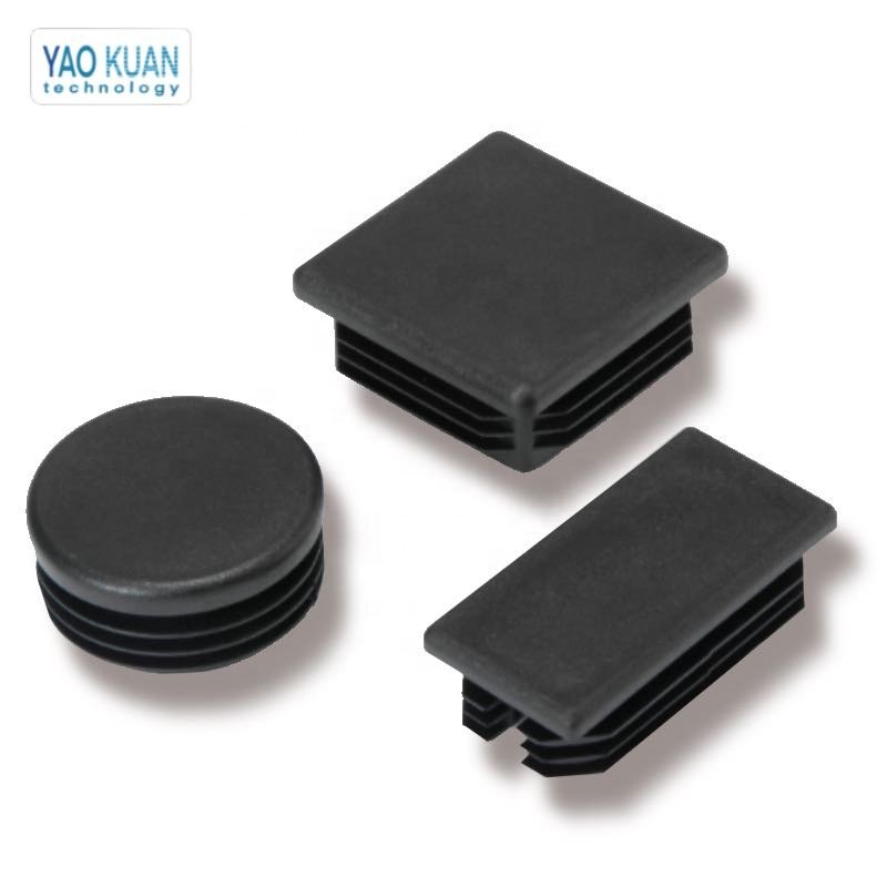 PP / PE anti-skid and wear-resistant plug ,table and chair leg protection pipe plug Black plastic plug