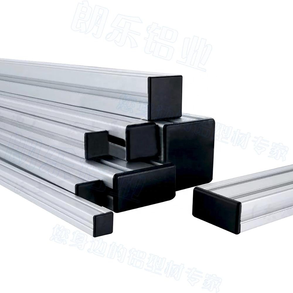 black Anti-dust decoration PP PVC plastic cover aluminum profiles End Cover