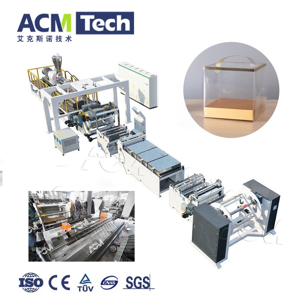 Hot Sale Plastic Sheet Extruder plastic sheet Extrusion Line Transparent Recycle PET Plastic Sheet or Roller Making Machine