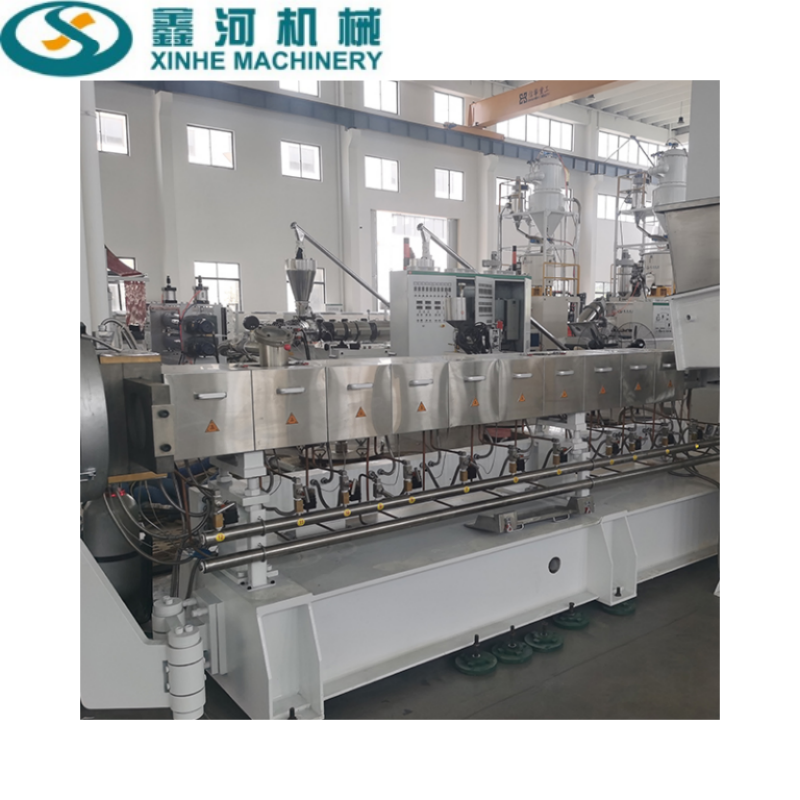 Water-ring hot-face pelletizing line PE/PP plastic recycling pelletizing machine to make granules