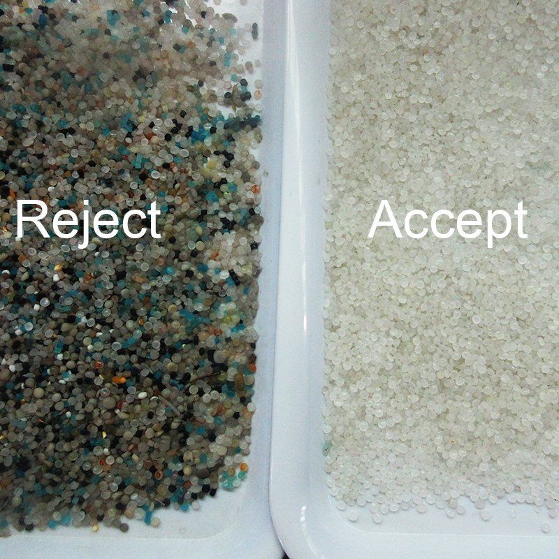 WESORT Color Sorter PP PE PCB PET Small Scale Plastic Recycling Machine Mini Plastic Recycling Machine