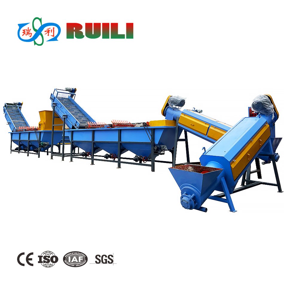 Cost waste plastic recycling pelletizing machine Automatic Plastic Recycle Washing Line For PE PP Films