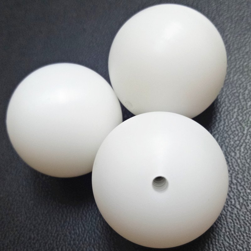 30mm 35mm solid PP/POM/Nylon/PTFE Plastic Balls with 5mm hole