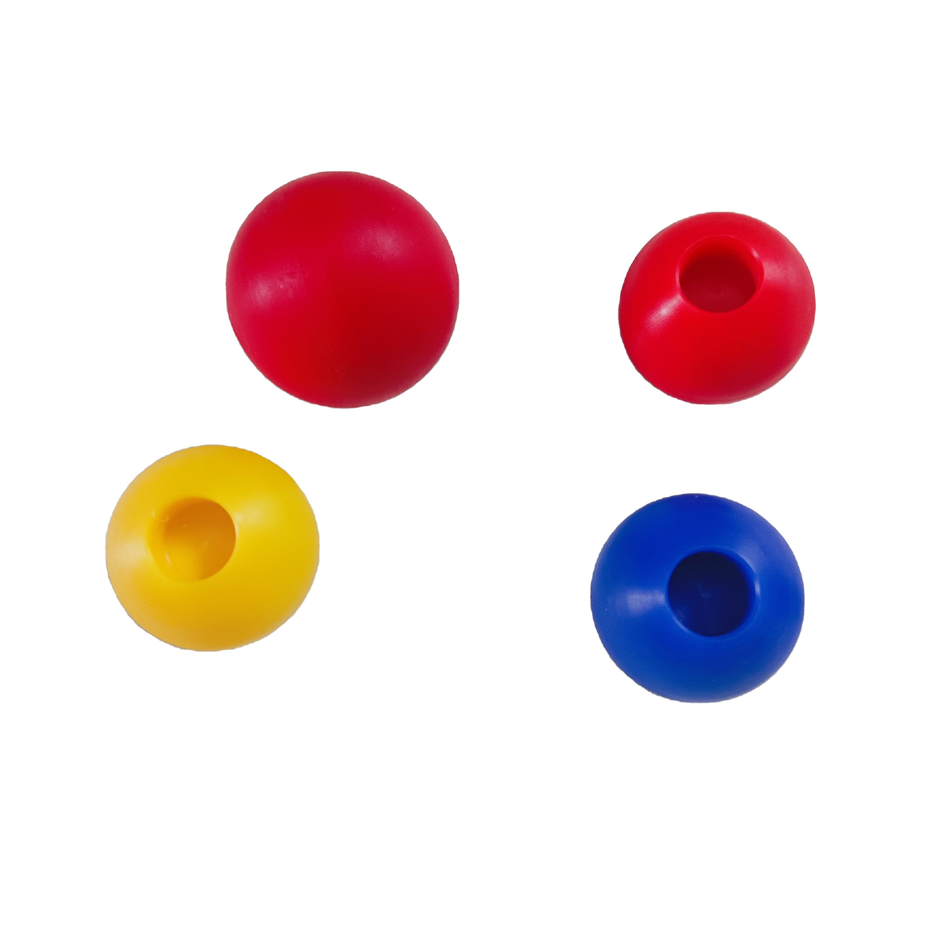 30mm 35mm solid PP/POM/Nylon/PTFE Plastic Balls with 5mm hole