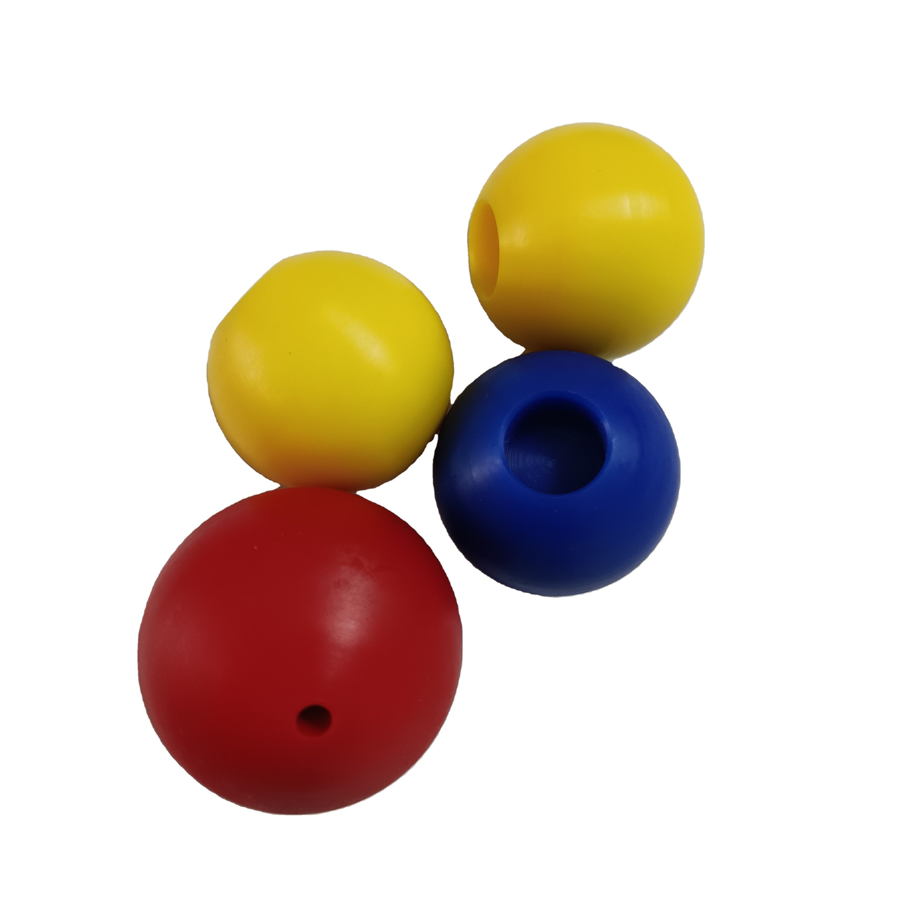 30mm 35mm solid PP/POM/Nylon/PTFE Plastic Balls with 5mm hole