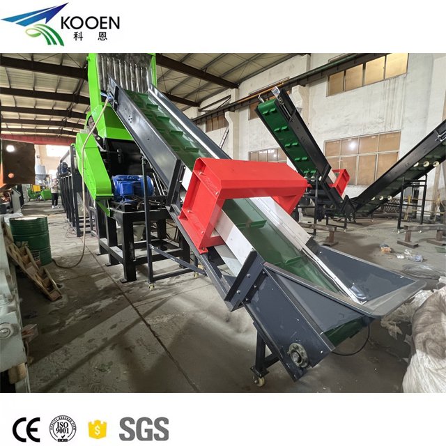 Automatic Agriculture Bags Washing Crushing Machine Waste PP PE Film Recycling Line