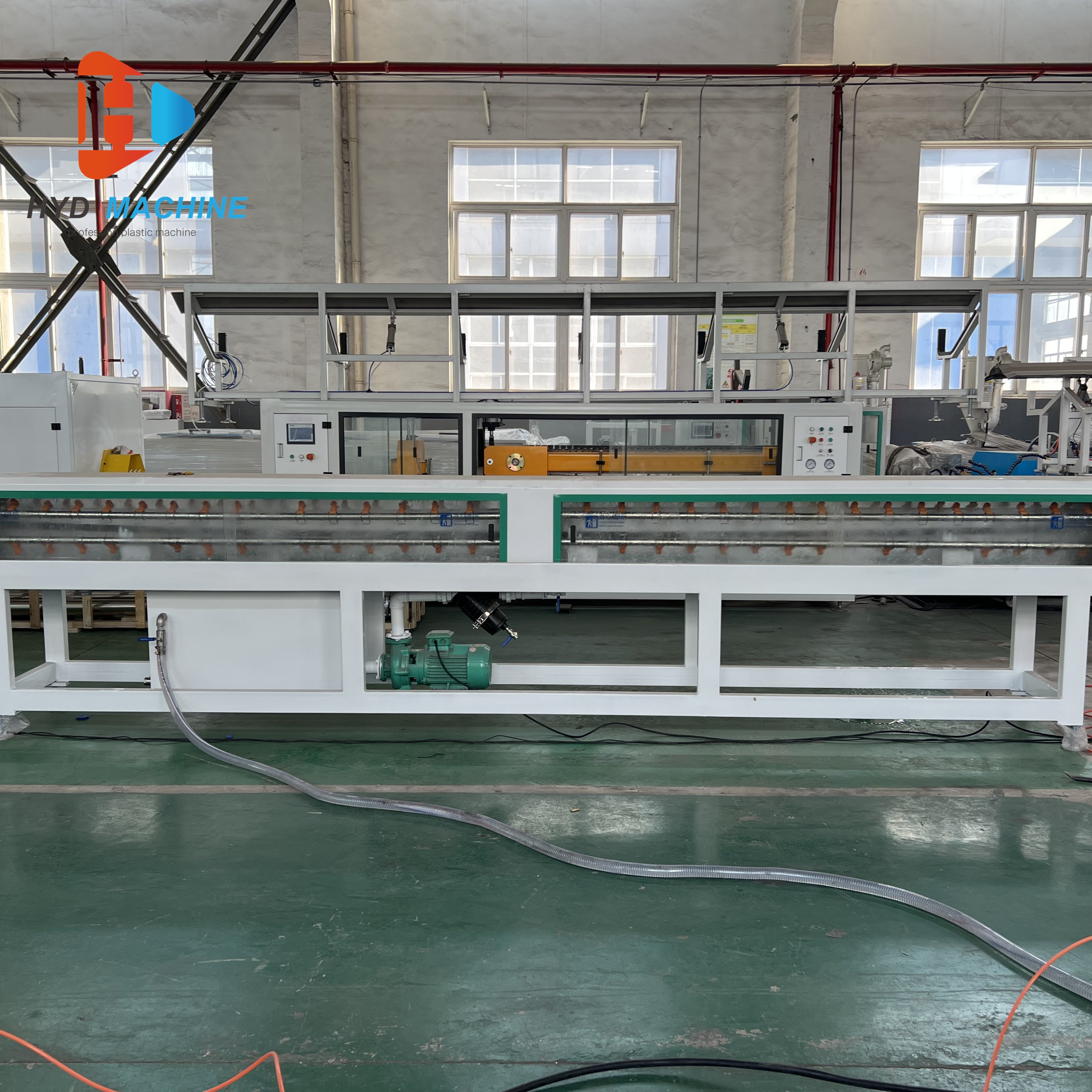 three layers ppr water pipe production line pp-h hot water pipe making machine